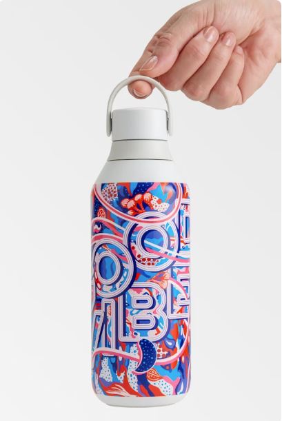 Chilly’s Bottle Series 2 Good Vibes Bottle 500 ml, Urban Murals
