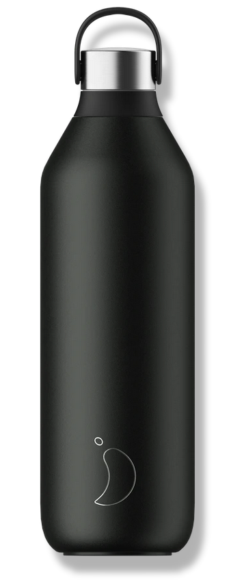 Chilly's Bottle Series 2 Abyss Black 1000 ml<br>