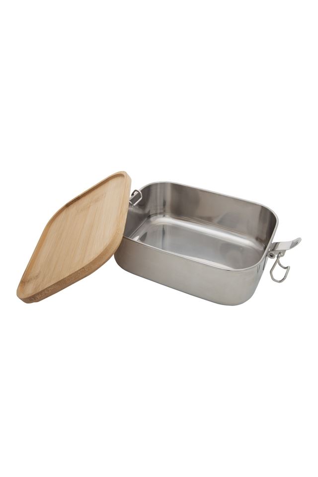 Tranquillo Lunchbox Edelstahl mit Bambusdeckel