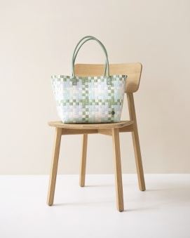 HANDED BY Einkaufstasche Mingle-Shopper S Matcha Green mix