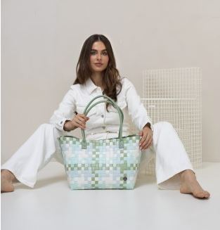 HANDED BY Einkaufstasche Mingle-Shopper S Matcha Green mix