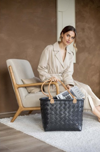 HANDED BY Einkaufstasche Sainte-Maxime Shopper black