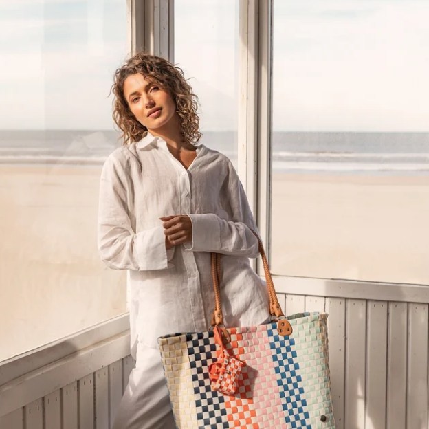 HANDED BY Einkaufstasche Sunny Shopper multi mix