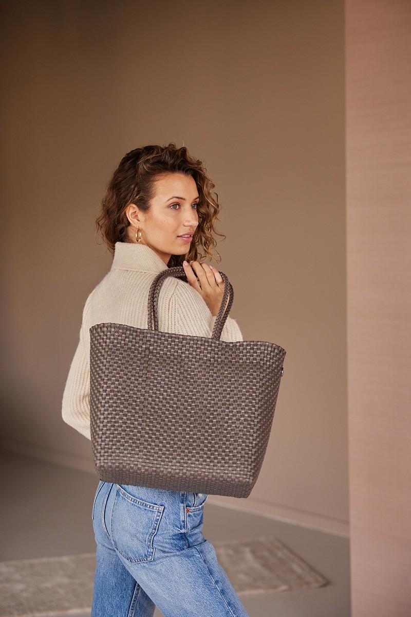 HANDED BY Einkaufstasche Solo Shopper taupe