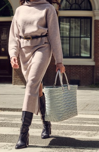 HANDED BY Einkaufstasche Dune Shopper sage green