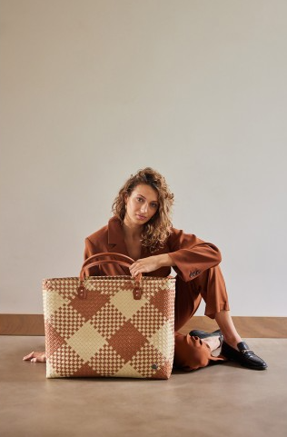 HANDED BY Einkaufstasche Avenue Shopper sienna