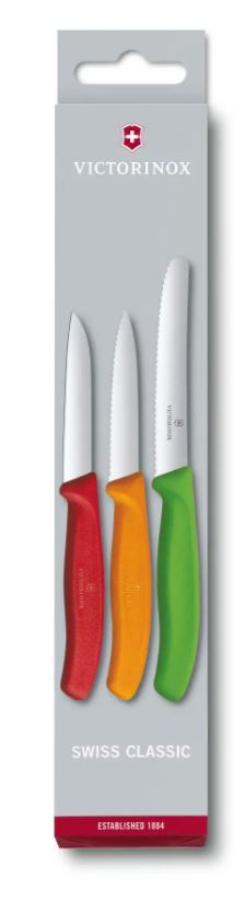 Victorinox Gemüsemesser-Set Swiss Classic, 3-teilig, mehrfarbig