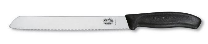 Victorinox Brotmesser Swiss Classic, 21 cm, schwarz