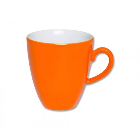 Kaffeetasse orange, spülmaschinengeeignet<br>