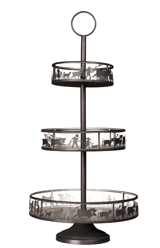 À Table Etagère “Alpage” schwarz