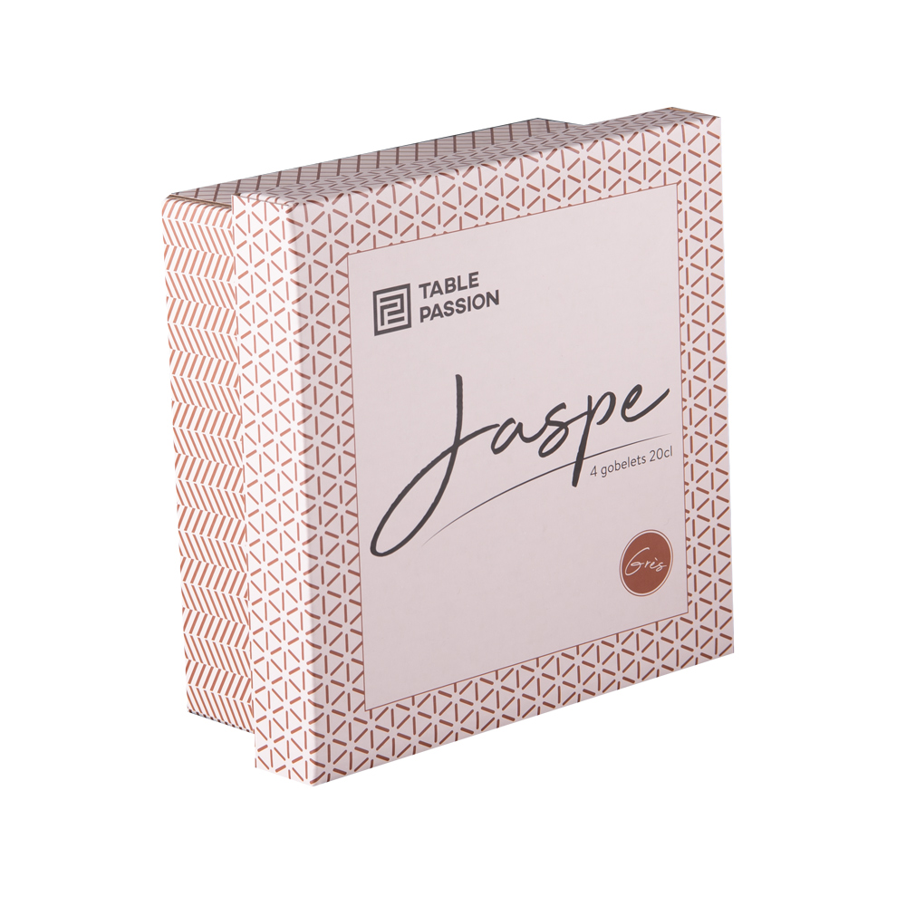 Kaffeebecher 20 cl 4-er Set Jaspe beige