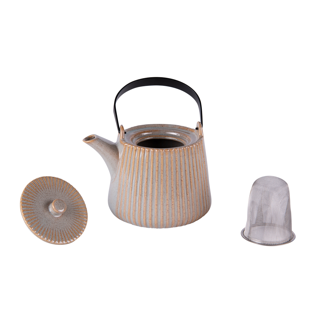 Table Passion Teekrug 1 Liter Tiao beige mit Teesieb