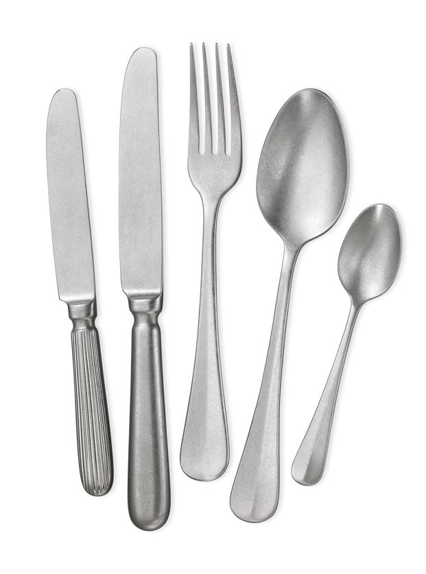 Berndorf Luzern Baguette Luzern Vintage Besteckgarnitur 24 teilig Hohlheft, trowalisiert