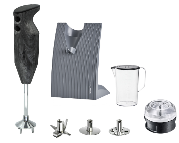 Bamix Stabmixer M200 SwissLine Special Edition C, oak charcoal