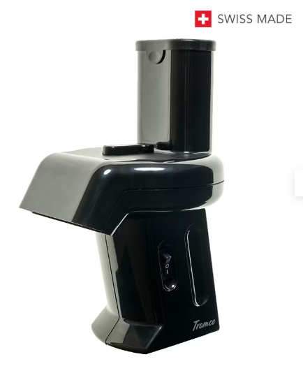 Tromco Gemüseraffel schwarz elektrisch Z1 inklusive 4 Raffelscheiben