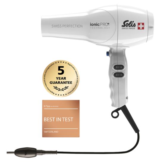 Solis Haartrockner Swiss Perfection 360° ionicPRO weiss