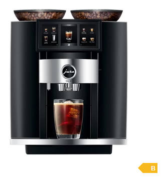 Jura Kaffeevollautomat GIGA 10 Diamond Black (SA) 15479 inklusive Starterpaket Zemp AG*