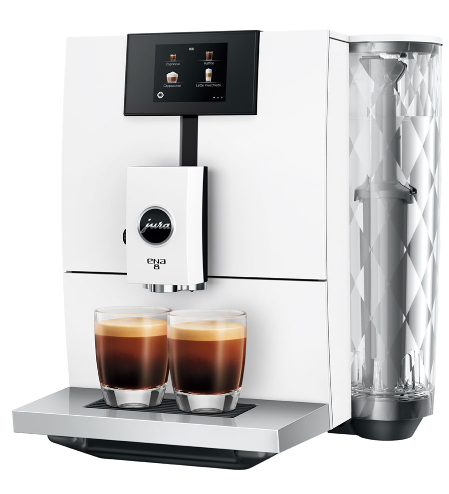Jura Kaffeevollautomat ENA 8 Full Nordic White (SC) 15492 inklusive Starterpaket Zemp AG*