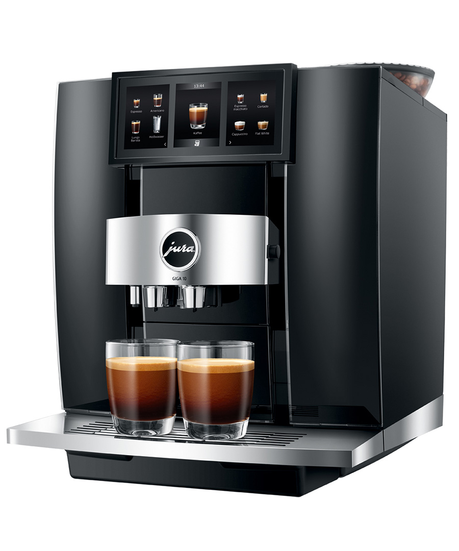 Jura Kaffeevollautomat GIGA 10 Diamond Black (SA) 15479 inklusive Starterpaket Zemp AG*