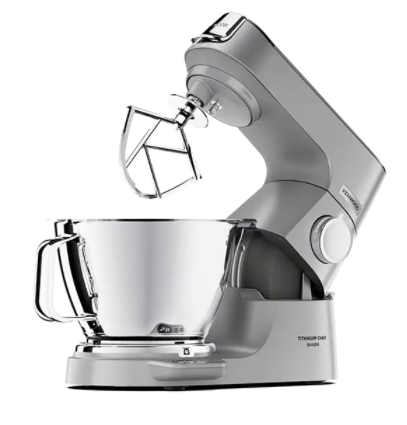 Kenwood Titanium Chef Baker  KVC85.124SI Küchenmaschine, 1200 Watt