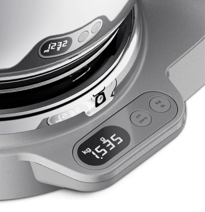 Kenwood Titanium Chef Baker  KVC85.124SI Küchenmaschine, 1200 Watt