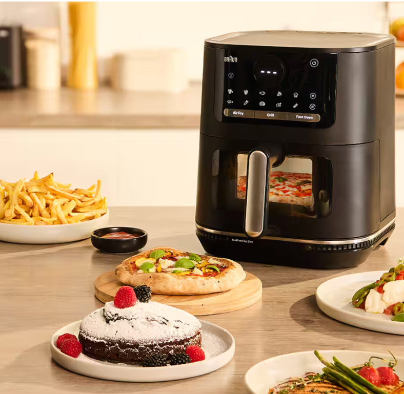 Braun MultiFry 5 Heissluftfritteuse HF 5075IBK schwarz