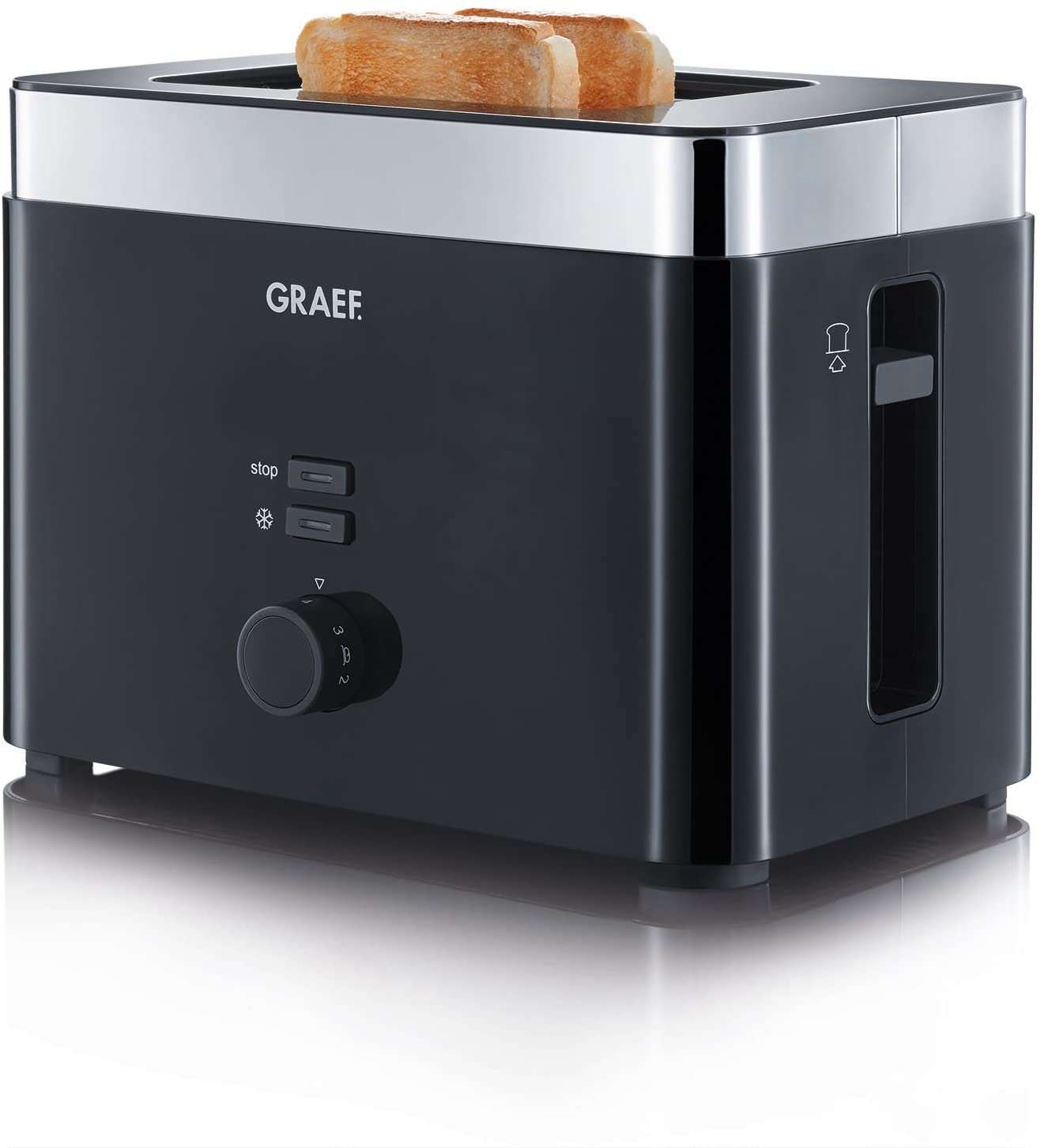 Graef Toaster schwarz TO62