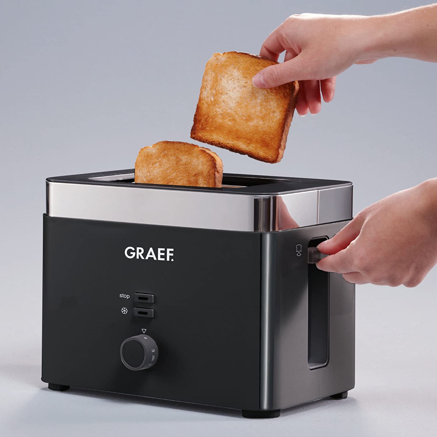 Graef Toaster schwarz TO62
