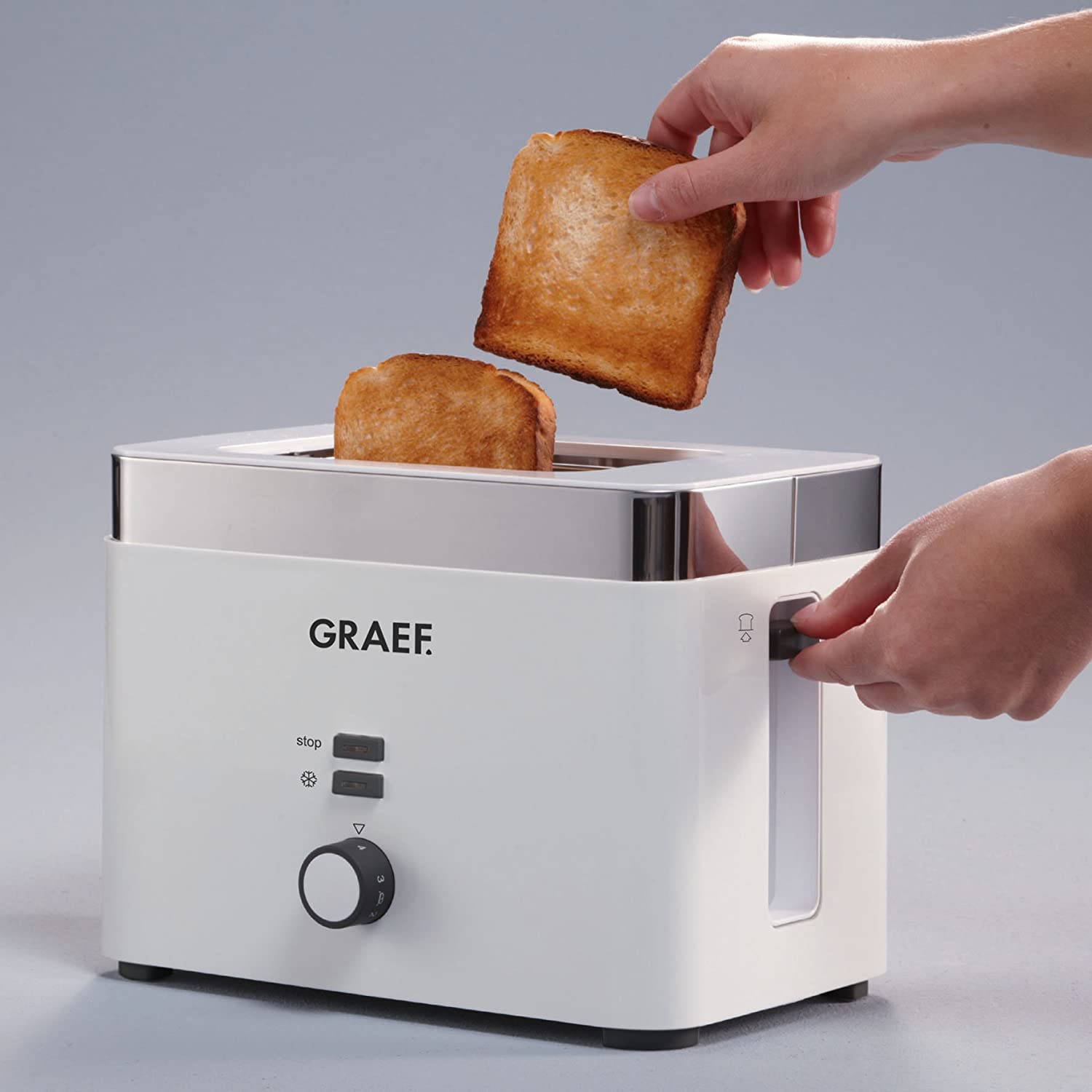 Graef Toaster weiss TO61
