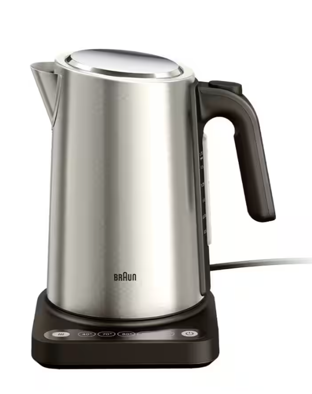 Braun Wasserkocher Identity 1,7 Liter Edelstahl