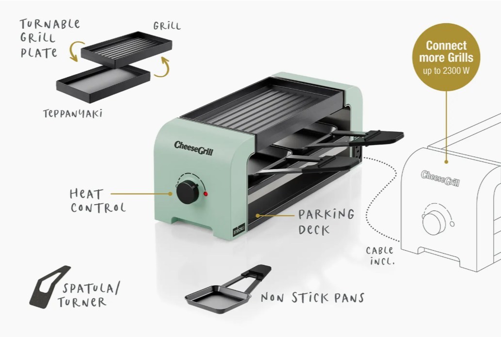 Stöckli CheeseGrill 2 Connect Mint Green