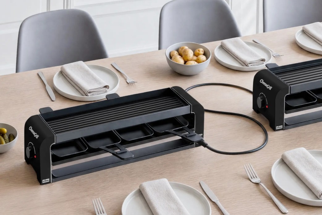 Stöckli CheeseGrill 4 Connect Black Schwarz