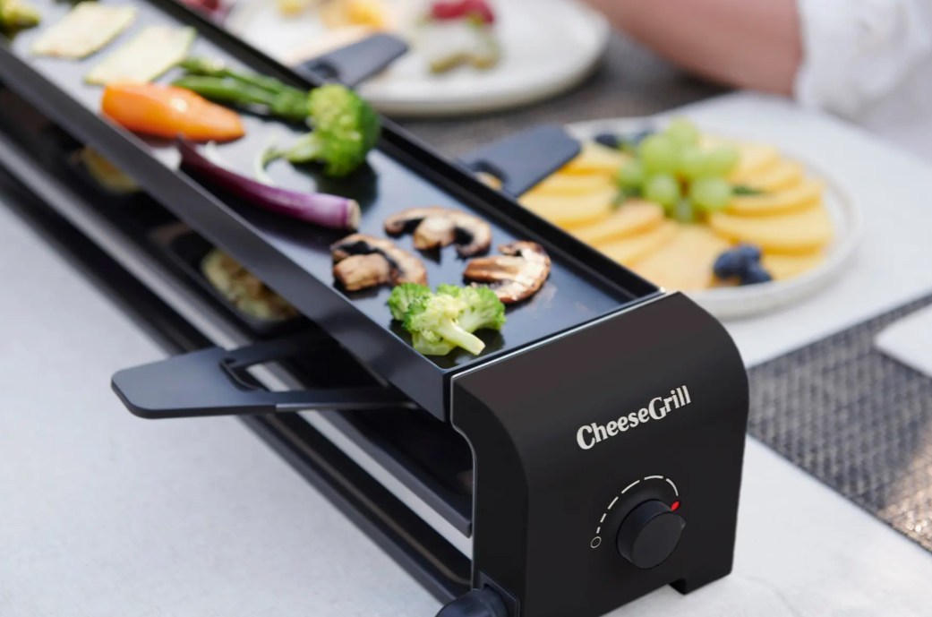 Stöckli CheeseGrill 4 Connect Set Black Schwarz