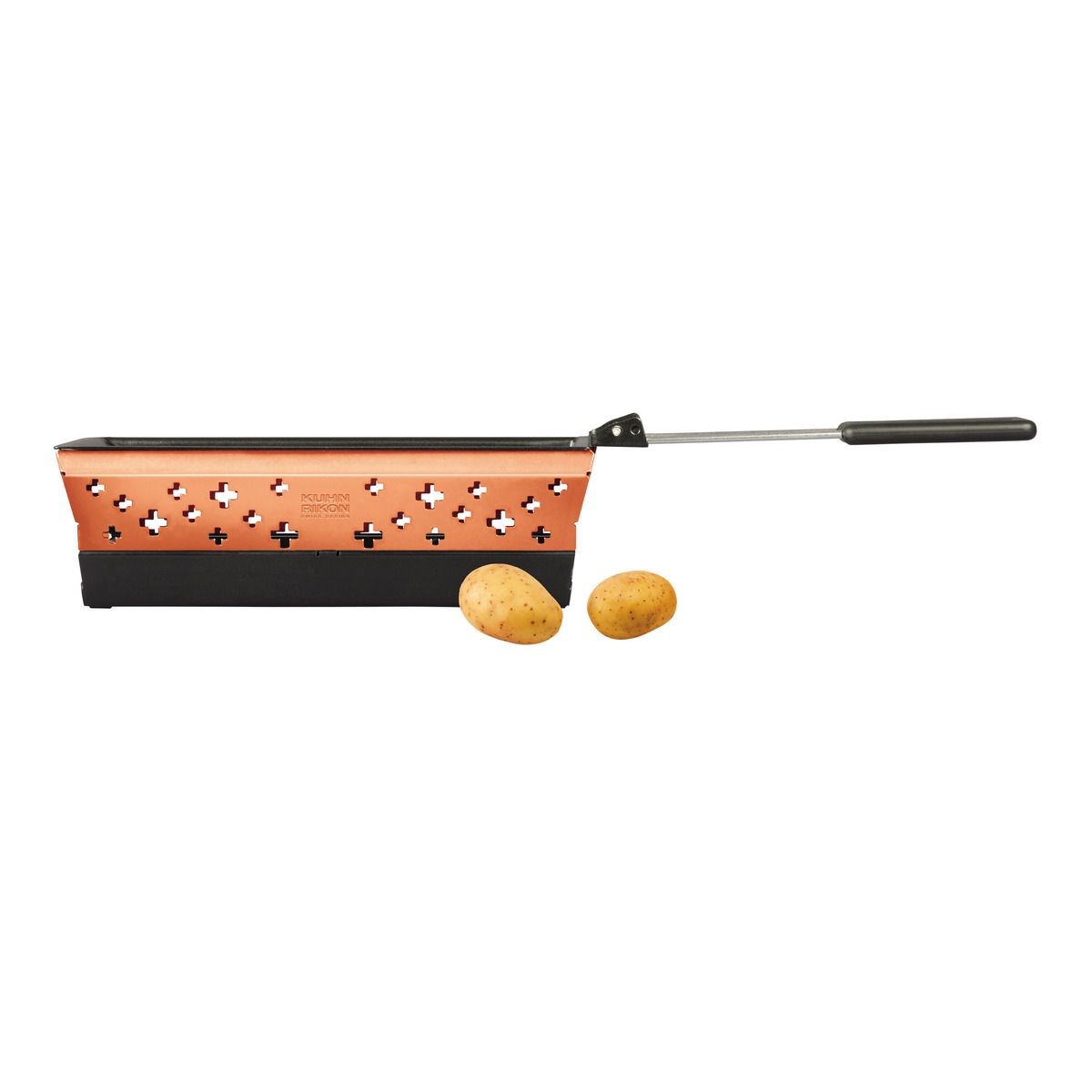 Kuhn Rikon Mini Racletteset Schweizer Kreuz kupfer