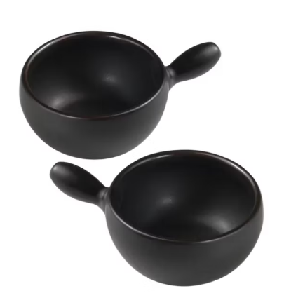 Stöckli Kirschcaquelon Tradition 2er Set, schwarz