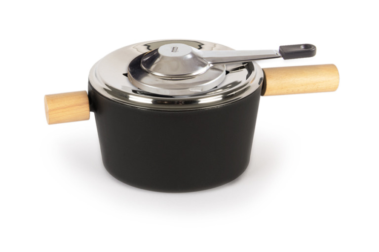 Fonduegarnitur Titlis aus Gusseisen inkl. 6 Fonduegabeln