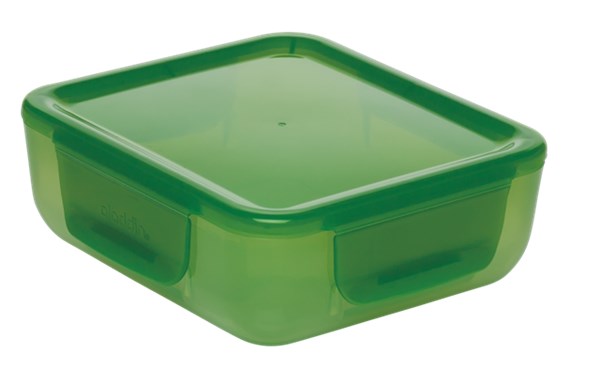 Lunchbox grün, 15x13,5 cm, 0,7 Liter<br>