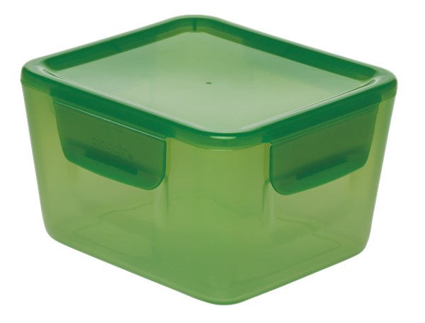Lunchbox grün, 15x13,5 cm, 1,2 Liter<br>