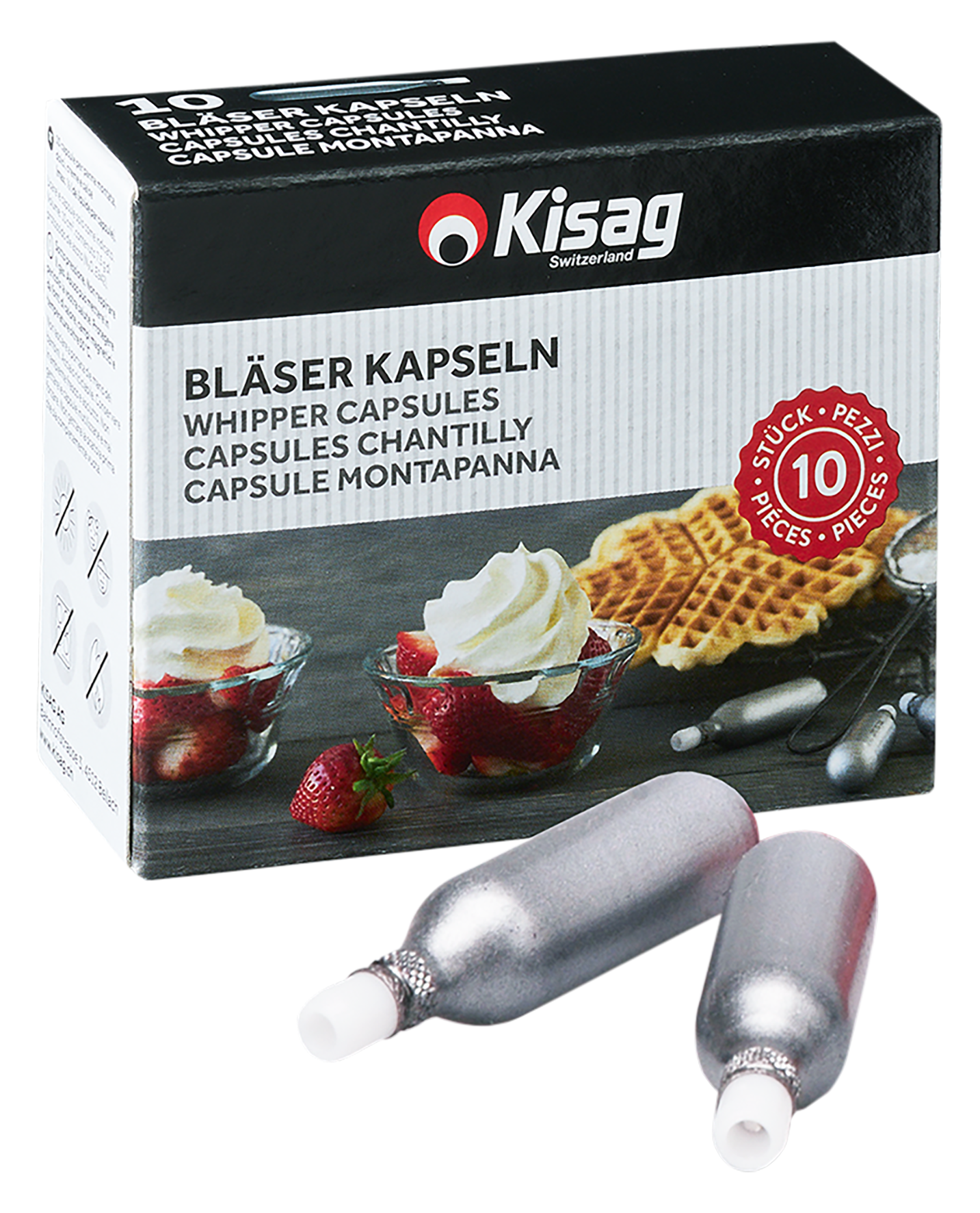 Kisag Kapseln zu Rahmbläser 10 Stk.