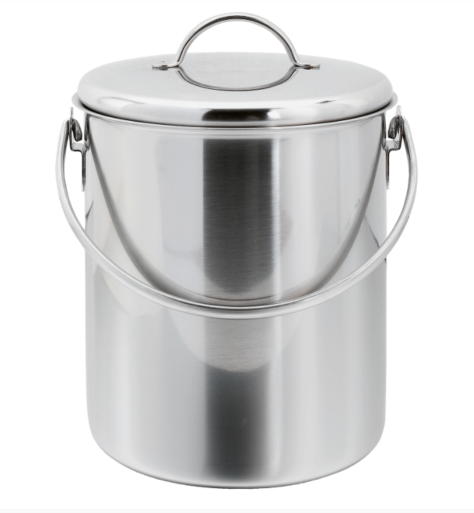 Noser Inox Milchkessel mit Deckel Inox 5 Liter