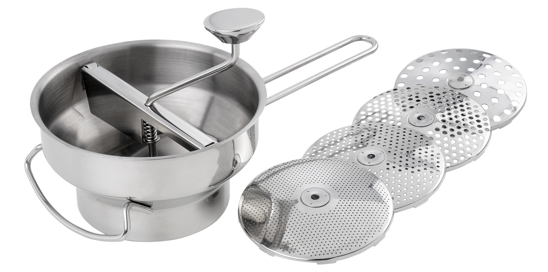 Eva Passiergerät Inox mit 4 Scheiben