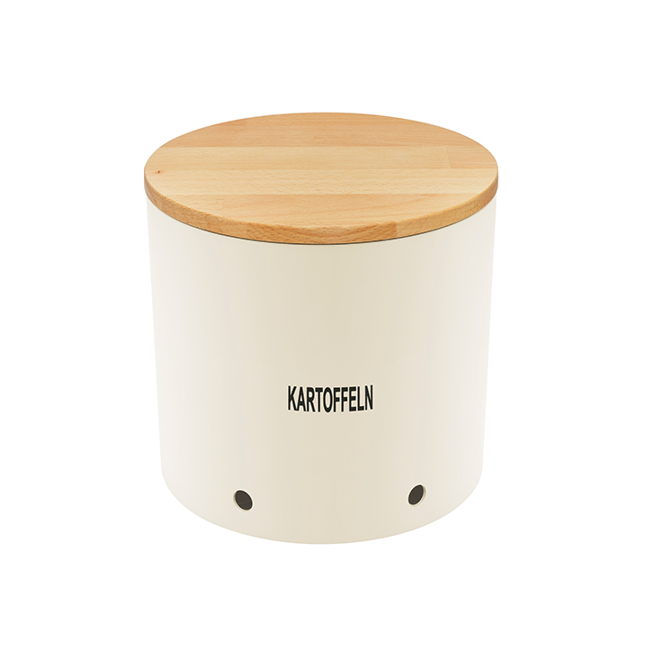 Magu Kartoffeltopf mit Holzdeckel Ø 22,5 cm urban-grey