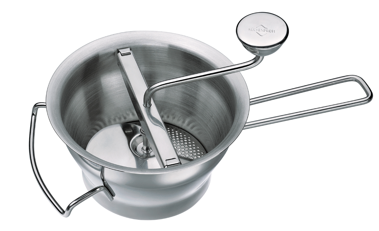 Küchenprofi Passiergerät Inox Profi mit 4 Scheiben, Ø 20 cm
