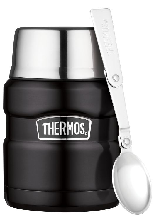 Speisegefäss Stainless King 0,47 Liter, schwarz