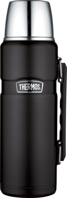 Isolierflasche Stainless King, 1,2 Liter, schwarz