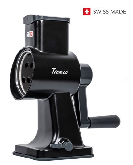 Tromco Trommelreibe-Set Alu schwarz mit Trommel 2, 3, 4