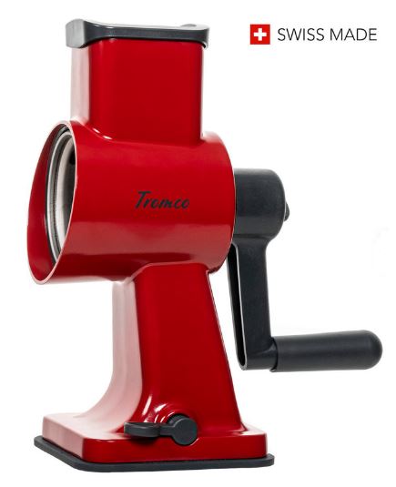 Tromco Trommelreibe-Set Alu dunkelrot mit Trommel 2, 3, 4