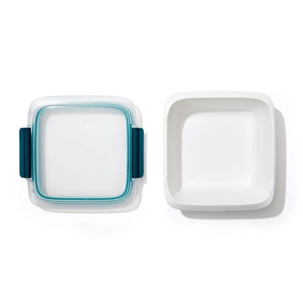 Lunchbox weiss, 18×18 cm, 1,0 Liter