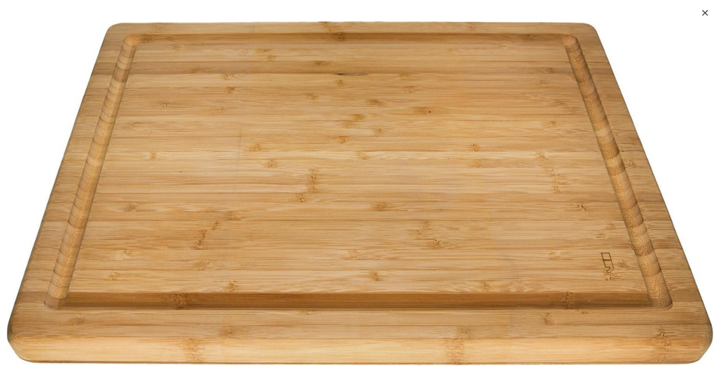 Fleischbrett  Bambus 40×30 cm mit Saftrille, Point Virgule