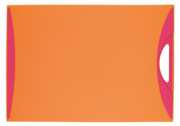 Schneidbrett orange / fuchsia 29x20 cm, Kleon<br>
